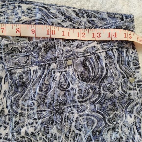 Cache Women Fashion Slim Fit Skinny Embroidered Jeans Size 6 - Picture 8 of 9
